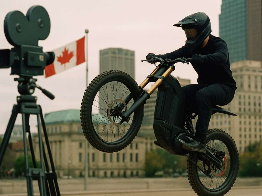Canada on Wheels: Stunt Riding the Fastest E-Bike Through Iconic Film Locations